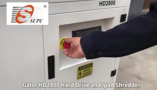 Heavy Duty iPad Shredder for E-Media Items Hard Drive USB HD 2800